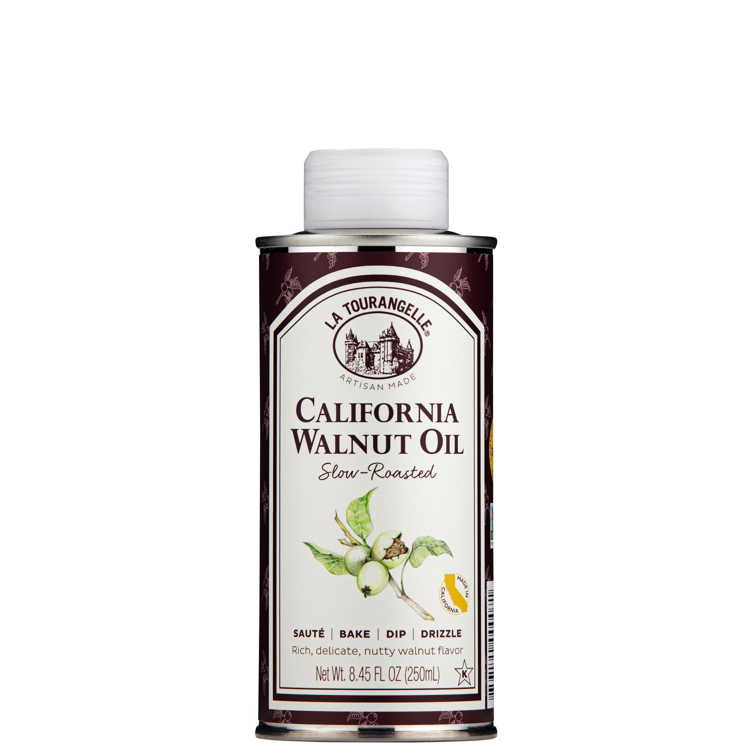 La Tourangelle, Favorites Trio of Oils - Roasted Walnut Oil, Avocado Oil, Toasted Sesame Oil, Gift Set, 8.45 fl oz (Set of 3)